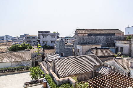 同里退思园景观中国的老式村背景