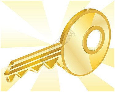 金钥匙金子入口金属财产插图工具安全前提绝缘背景图片