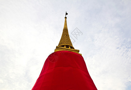 Wat Sakaet寺庙 金山 泰国曼谷建筑蓝色宗教异国情调佛塔爬坡酒杯精神建筑学图片