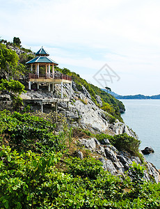 的斯里昌岛景色很美海岸线假期旅游地平线天气太阳海岸风景反射旅行图片