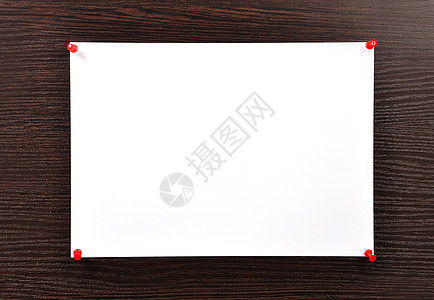 空白笔记白色公告木板商业图钉笔记纸软垫床单夹子控制板图片