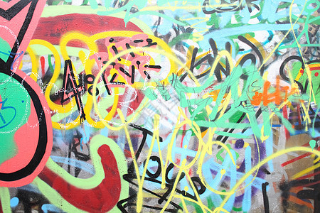 街头街头艺术签名城市文化青少年木板黄色作品蓝色街道墙纸图片