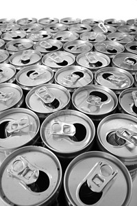 空罐头工厂墙纸啤酒苏打空白金属罐装材料商品反射图片
