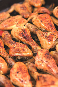烤鸡腿火鸡土豆皮肤野餐小鸡烧烤陶器午餐烤箱胸部图片