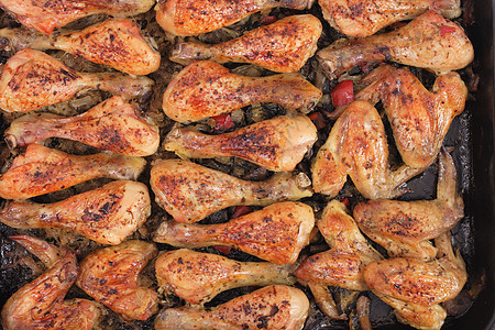 烤鸡腿派对烤箱野餐火鸡食物烧烤家禽盘子胸部小鸡图片
