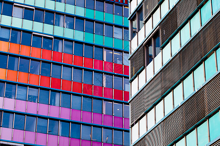 玻璃现代办公大楼背景面的图像场景金融地面城市工作组织生活脚步窗户全景背景图片