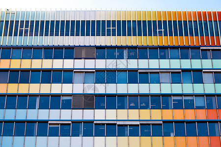 玻璃现代办公大楼背景面的图像建筑物镜子工作生活窗户城市金融反射地面场景图片