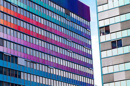 玻璃现代办公大楼背景面的图像工作城市窗户生活办公室全景组织脚步金融反射背景图片