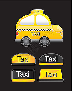 出租车车运动车辆商业运输旅行民众街道条纹插图交通图片