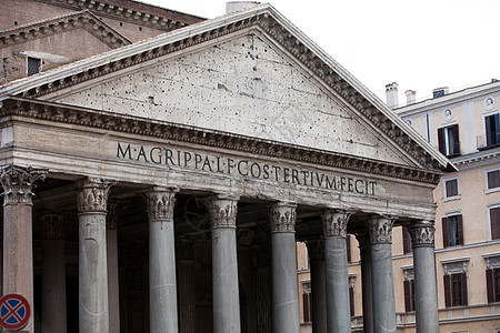 罗马  万神殿废墟首都旅行城市地标纪念碑体育馆异教徒建筑柱子图片