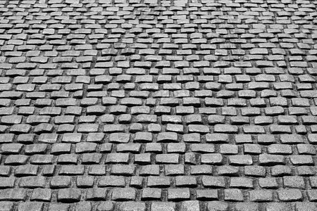 黑石地板地面白色灰色鹅卵石城市人行道花岗岩岩石小路铺路图片