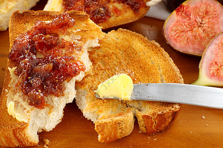 烤土豆烹饪面包板美食食物午餐营养味道餐巾黄油面包图片
