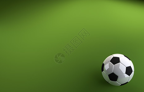 绿色背景的足球闲暇计算机场地运动沥青圆形游戏白色图片