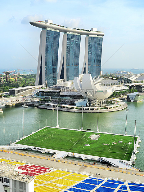 新加坡湾中心漂浮旅行商业运动市中心旅游天线摩天大楼场景图片