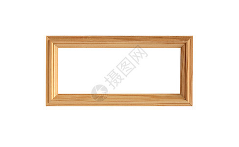 Wooden 图片框架风格博物馆艺术展览木头正方形白色照片边界空白图片