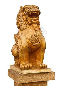 中国石狮雕像 华人力量的象征物仪式狮子雕塑艺术金属文化建筑学警卫旅行青铜图片