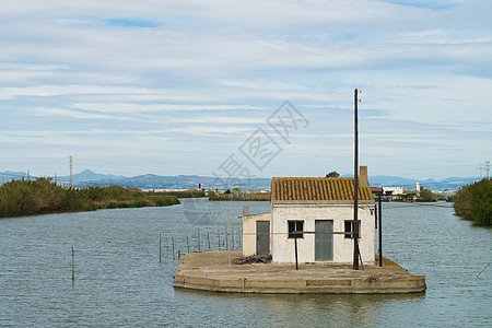 埃尔佩雷尔的La Albufera自然公园沼泽建筑学沼泽地湿地自然保护区房子水平图片