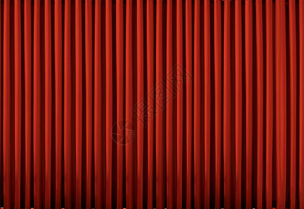 红窗帘和聚光灯图片