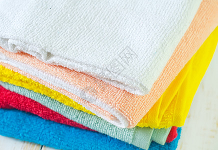 彩色毛巾面巾浴室肥皂回旋地毯吸水性织物棉布纤维材料图片
