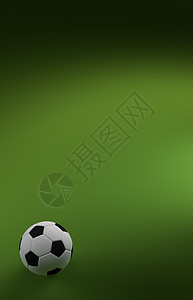 绿色背景的足球白色圆形运动闲暇游戏场地沥青计算机图片