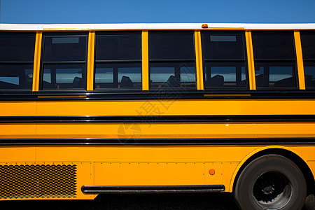美国典型校车边观景学者学生童年民众孩子们过境教育研究所路线旅行图片