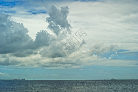 天空和海洋背景图像热带海滩蓝色冲浪海岸地平线太阳季节旅游风景图片