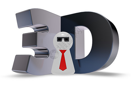 3D杯眼镜字母电影技术网络字体数字立体镜金属格式娱乐图片