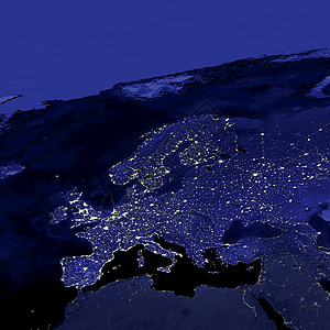 卫星管理登录页欧洲城市灯背景