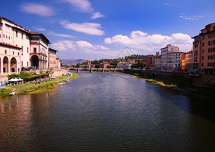 佛罗伦萨阿诺河意大利佛罗伦萨市和阿诺河背景