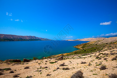 亚得里亚地貌景观酒店石头蓝色岩石海洋爬坡房子游艇旅游海浪图片