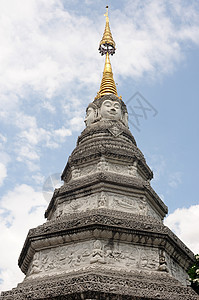 泰国古代瓦特王国文化艺术天空建筑学假期连体历史性旅游宗教图片