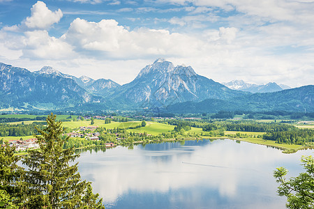 巴伐利亚州Hopafite湖图片