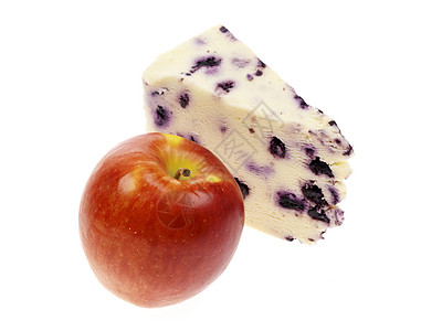 蓝莓白白斯蒂尔顿奶酪和水果食物奶制品小吃生产白色积木午餐浆果零食红色图片