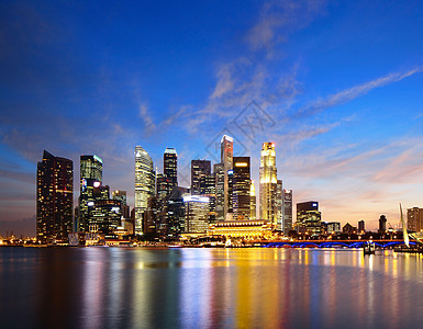 新加坡天线天际港口场景科学博物馆天空景观码头建筑金融图片