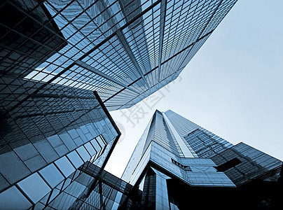 办公大楼金融蓝色天空城市房间总部摩天大楼中心玻璃窗户图片