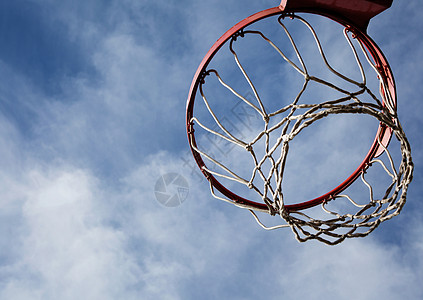 篮球笼蓝色天空联盟木板篮球操场娱乐游戏团队冠军图片