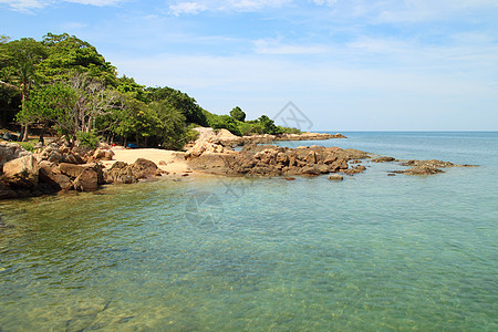 泰国慕奈岛海洋海景蓝色旅游海浪天堂国家热带阳光海岸线图片