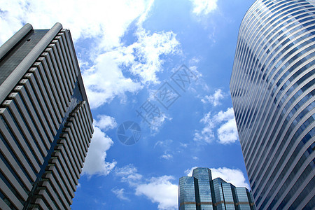商业中心办公大楼办公楼办公室玻璃蓝色市中心建筑景观反射摩天大楼天空财产图片