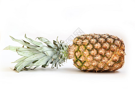 菠萝小路剪裁白色食物热带旅行绿色摄影橙子黄色图片