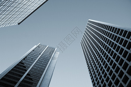 办公大楼建造商业蓝色反射摩天大楼景观中心地标玻璃工作图片