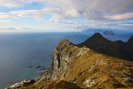 风景海岸悬崖全景海岸线海洋首脑支撑图片