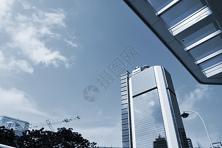 办公大楼天空天堂反射玻璃商业天际办公室中心景观摩天大楼图片