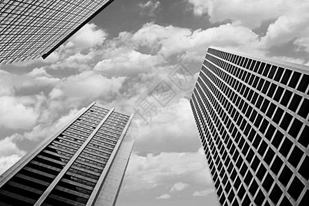 办公大楼反射天空办公室天堂地标建造摩天大楼工作玻璃商业图片
