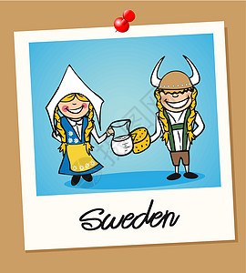 瑞典在瞬间照片框中旅行的人图片