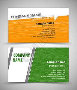 一套商卡品牌空白创造力打印风格公司办公室卡片身份商业图片