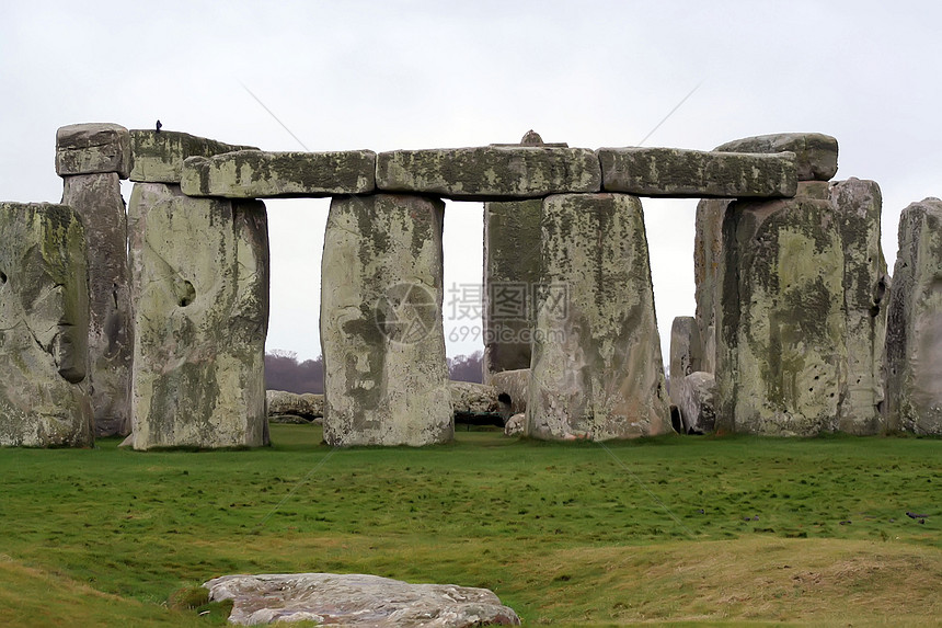 巨石柱住民废墟考古学地标目的地旅游历史时代文化风景图片