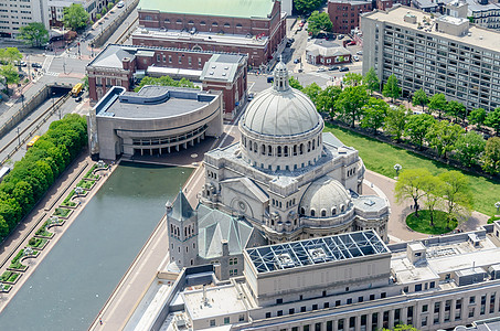 波士顿首届基督教科学家会空中观察 波士顿图片