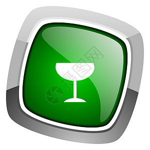 玻璃图标藤蔓网络香槟酒吧钥匙绿色酒精正方形商业合金图片