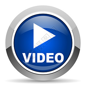 视频图标电影相机艺术幻灯片互联网合金商业娱乐蓝色钥匙图片