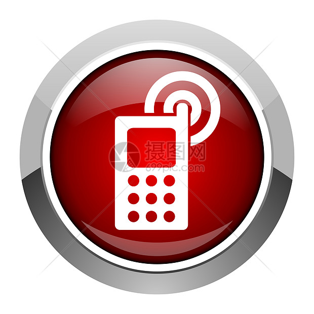 手机图标商业红色细胞蜂窝横幅互联网帮助数字地址圆圈图片